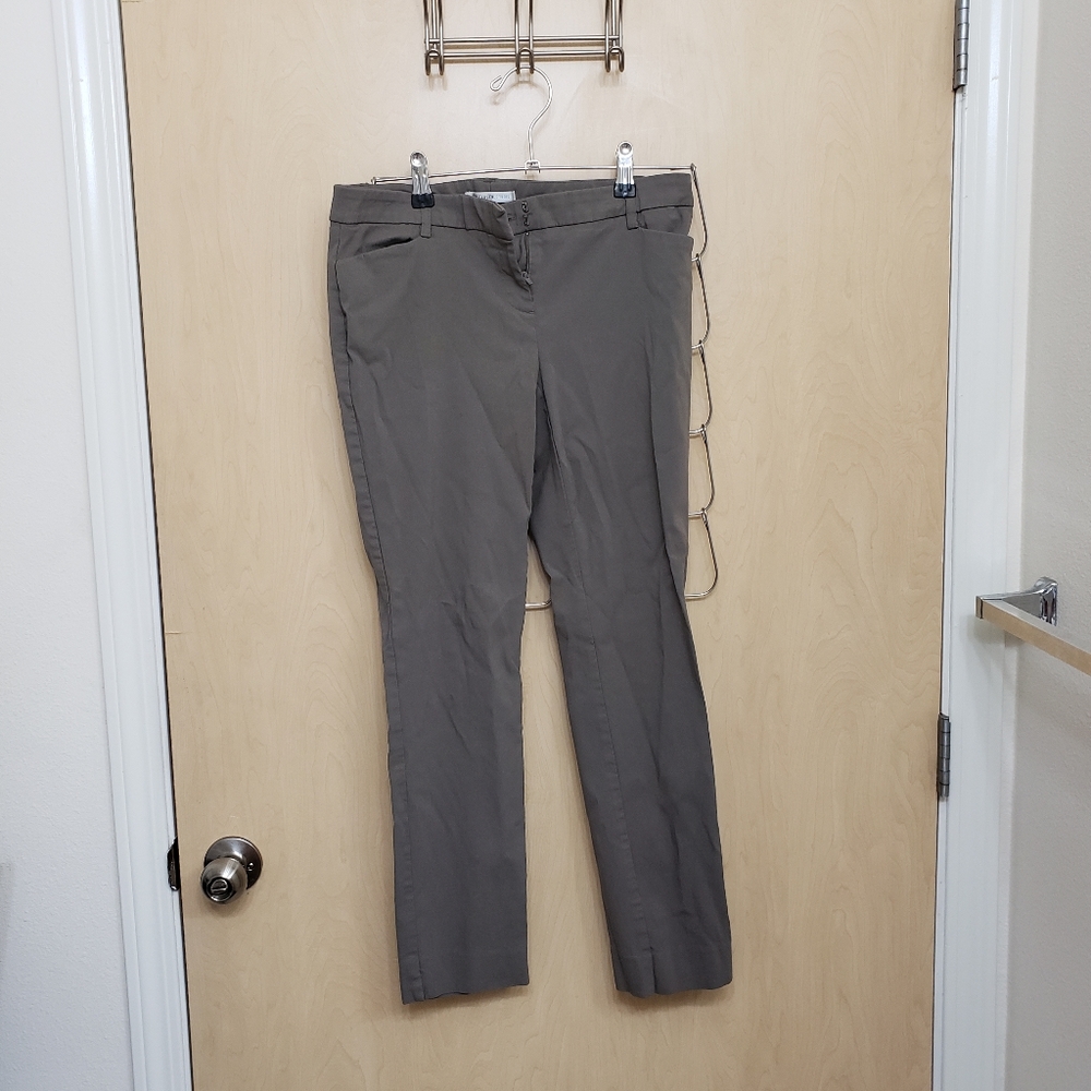 Van Heusen Green Slim Fit Cropped Pants